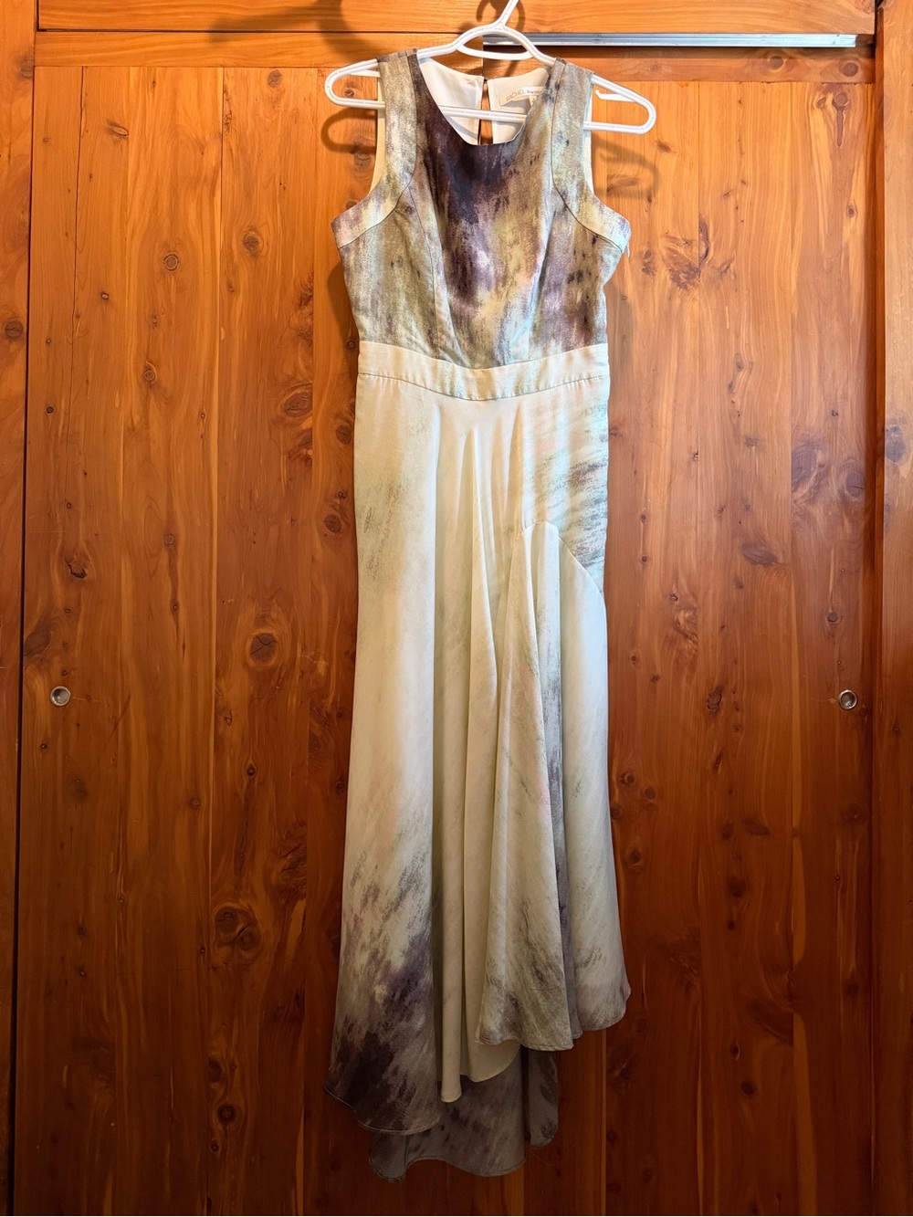 RACHEL Rachel Roy Cream and Brown Ombre Prom Dress